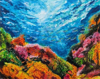 'Coral Ledge' Original