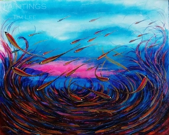 'Turbulent Ocean' Original